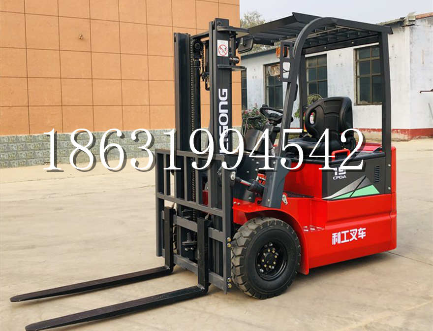 宜兰县电动叉车电动地牛站驾式叉车1吨电动叉车电瓶堆高搬运车新款电动堆高机